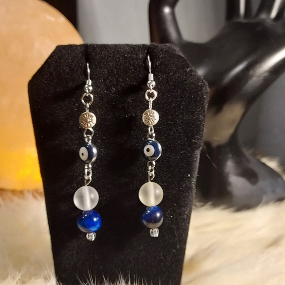 New Handmade crystal earrings - Picture 2 of 4